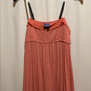 SIMPLY VERA NIGHTIE SALMON SZ M EMPIRE RUFFLED